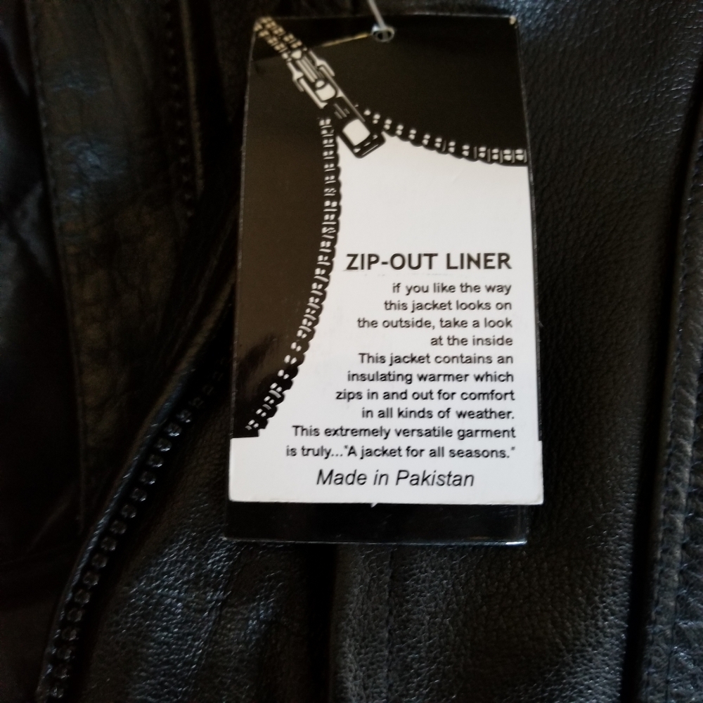 NWT Leather Jacket Has it all! 🏍🦋 - Picture 12 of 12